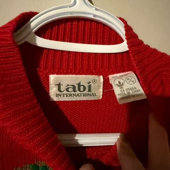 VINTAGE Christmas Sweater Tabi International Size Medium - Picture 4 of 5